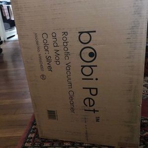 Brand New-bObi Pet robotic vacuum cleaner and mop